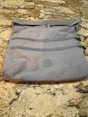 Kipling Cross Body Bag in Light Gray NWOT